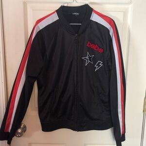 Bebe sport track jacket sz L